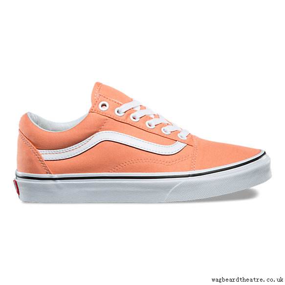 Competitive Price Vans Shoes For Women (Peach Pink|True White) - Old Skool - 69539070